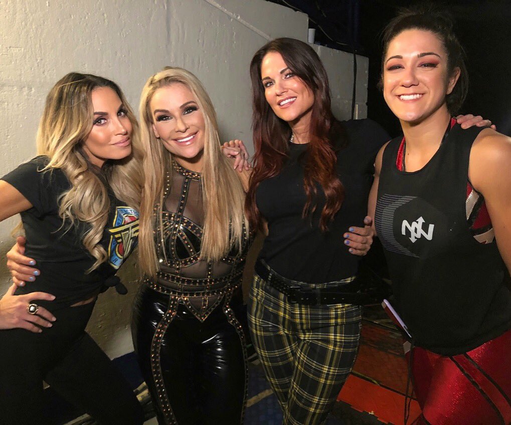 INSPIRED. 🙏 #Evolution @wwe <a href="/trishstratuscom/">Trish Stratus</a> <a href="/AmyDumas/">Amy Dumas</a> <a href="/itsBayleyWWE/">Bayley</a>
