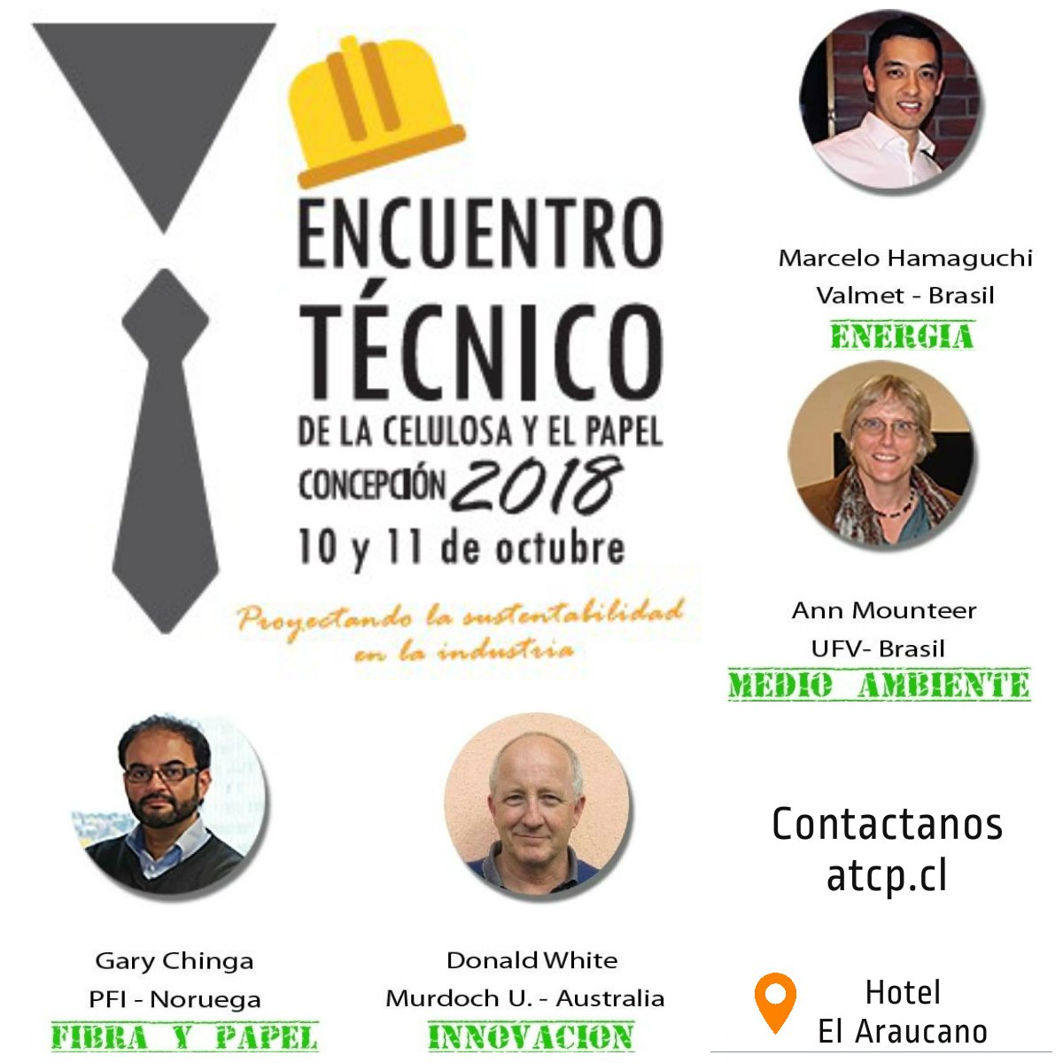 atcpchile's tweet photo. #ATCPInforma
Empieza la cuenta regresiva!!!! a sólo unos horas del inicio #encuentrotecnico2018
Los esperamos !!! #eett2018 #atcpchile #energia #innovacion #medioambiente #papel @DiarioConce @RevEnergia #expocelpa https://t.co/44Se90RaHx