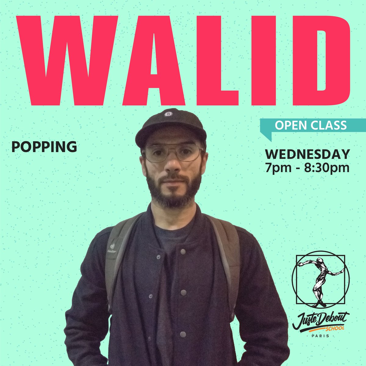 JD_School's tweet photo. 💥 Walid / Cours de popping le mercredi de 19h à 20h30

#perfectionnement #plaisir #authenticité https://t.co/hstA0SGv7a
