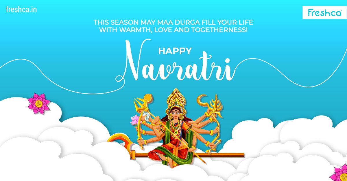 FreshcaOfficial's tweet photo. May the festivities of the season wipe away all your worries!
Freshca wishes you a very happy Navratri!
#Freshca #Navratri #Fresh #Festival #Celebrate #Dance #Garba #Happiness https://t.co/aFnBMpauUr