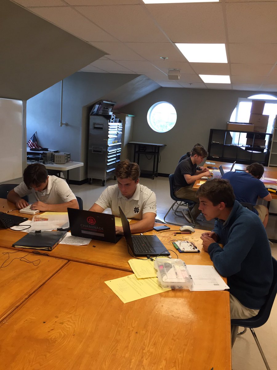 CCP_Engineering's tweet photo. @WeAreChaminade @PLTW_MO Digital Electronics activity 2.1.3 AC'+AC+AB'C=output @Multisim & physical circuit deliverables. #VCC #TruthTables https://t.co/SnXxHcV2xP