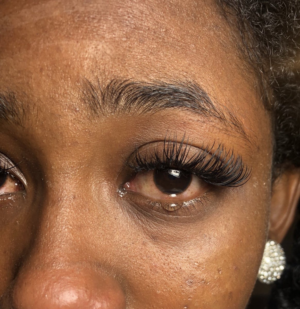 lvshtrapbayarea's tweet photo. Tears Be Steady 😫😍 #BayAreaLashTech #LashExtensions https://t.co/Ryk3UJQJCP