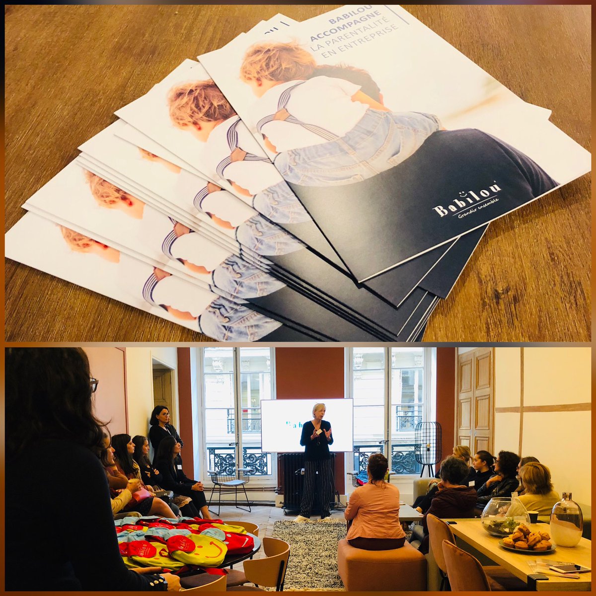 FlorinaTodesco's tweet photo. Ce matin partage d’un moment convivial avec les clients autour d’une animation sur la pédagogie Reggio Emilia en lien avec la Mission Educative @Babilou_fr https://t.co/1E9UugoSwT