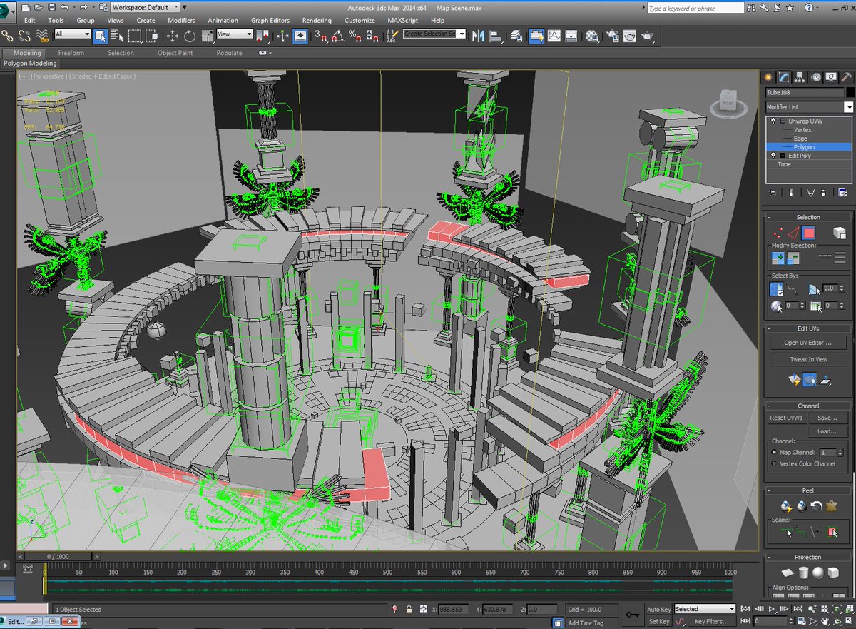 RavenheartRex's tweet photo. Here's a look at how the modelling in coming along for the opening cinematic's scenery with all of the pieces that I've been building in place

#gamedev #indiedev #indiegamedev #unity3d #madewithunity #PSVita  #vitaisland #vitadev #vitagame #PSTV #PS4 #gameart #3dsmax #animation https://t.co/R4J8sxHJGI