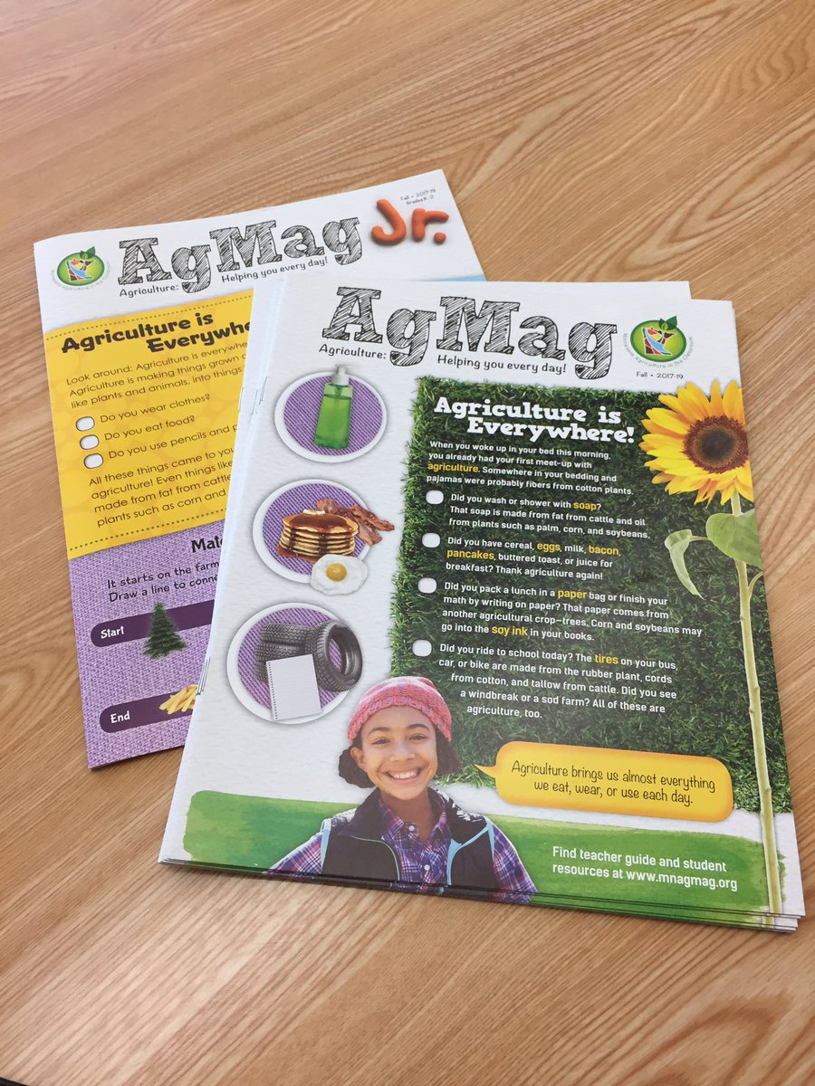 So excited to use #AgMag here in my classroom at #GoodhueSchool