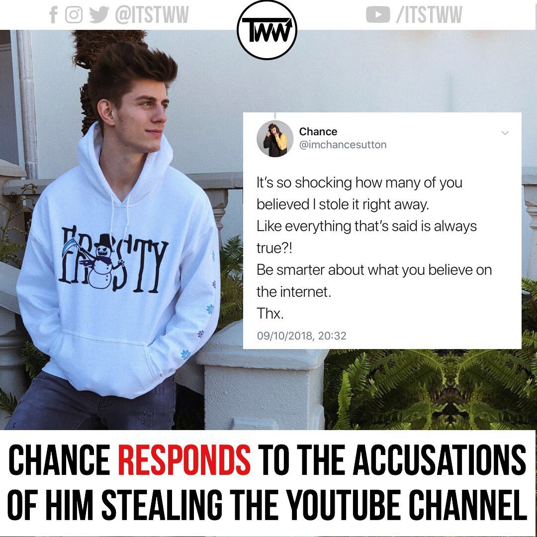 itstww's tweet photo. π³ @imchancesutton denies the accusations by @jakepaul that he stole the YouTube channel from @imanthonytruj with receipts -
#tww #youtube #jakepaul #team10 #erikacostell #chancesutton #anthonytrujillo #youtubedrama #shanedawson #documentary #jakepaulers https://t.co/qKVPpzpzaW