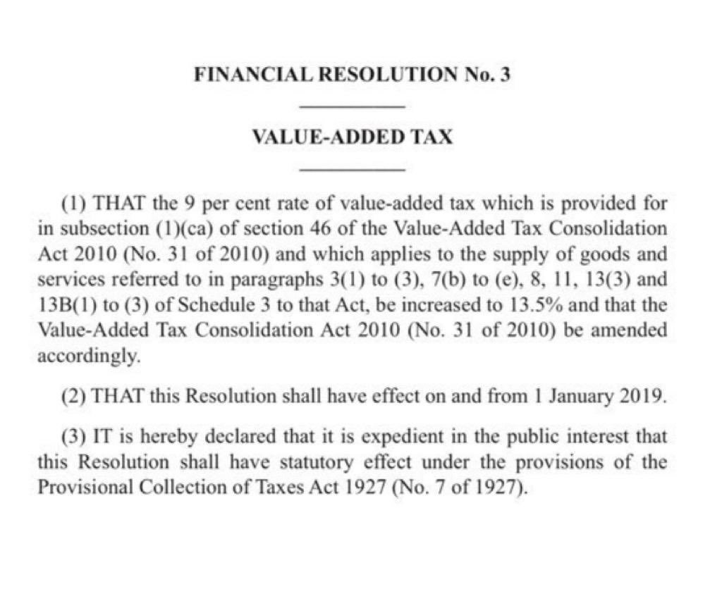 ⁦<a href="/KeepVat9/">KeepVat9</a>⁩ goes up on 1st Jan 2019 - if it’s voted through tonight - let’s see who votes against it !! 10,000 jobs at stake - West and Border most at risk - #Brexit #Budget2019