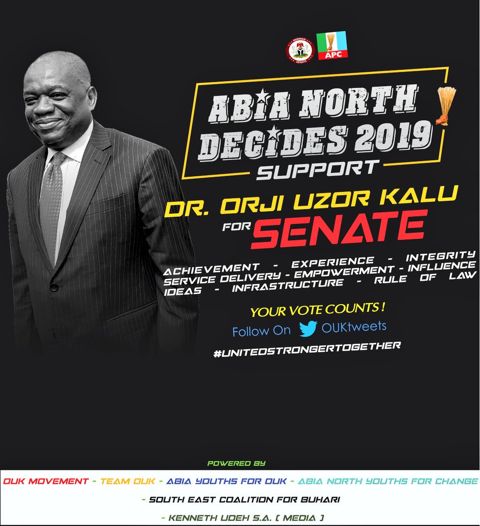 OUKtweets's tweet photo. Driven by my strong passion for human &amp; infrastructural development work,Abia North possesses every human &amp; natural resource to excel as the foremost hub of development in not just Abia but the Nation.
With your mandate it is possible
#AbiaForAPC
#UnitedStrongerTogether https://t.co/VNAlum2F7b