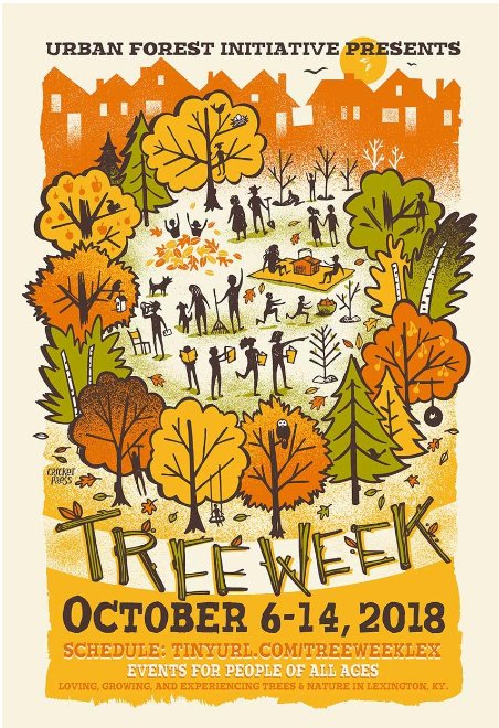 FayetteAlliance's tweet photo. We are in the thick of Tree Week, a celebration of Lexington's trees and all the ways trees impact our lives. Celebrate the roles trees play through creative, informative and fun-filled activities through October 14th! https://t.co/LKPpjqvbm2 #trees #treeweek #treeweeklex https://t.co/HlWXLPMVOO