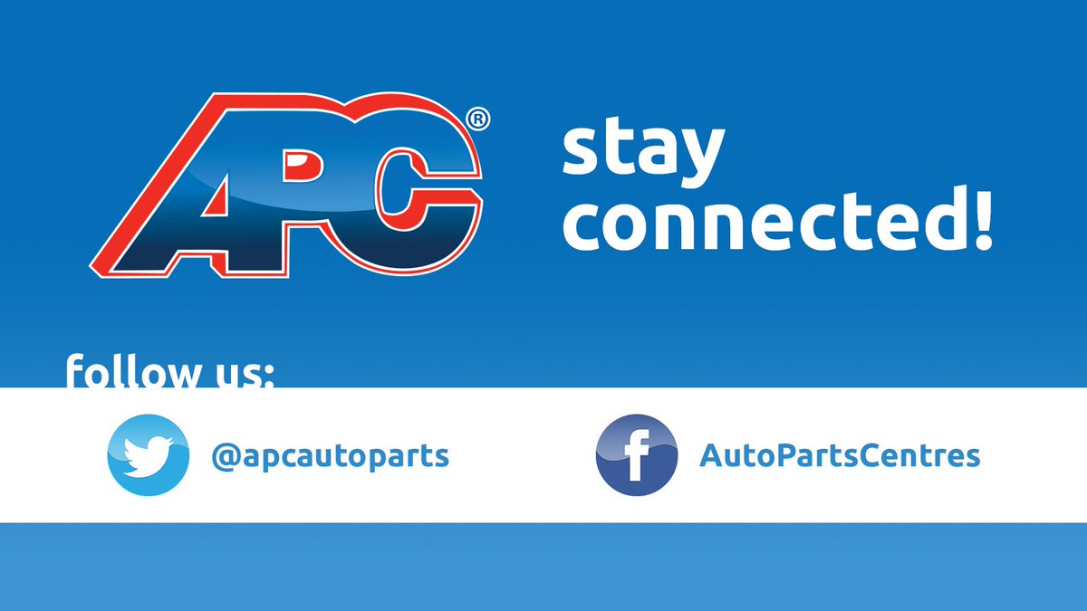 apcautoparts's tweet photo. APC Auto Parts Centres is on Twitter and Facebook, be sure to stay connected through our social outlets! https://t.co/nWDvhXdJgb