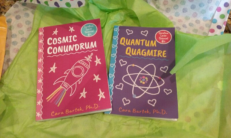 CaraBartek's tweet photo. Look what I just got in the mail from @AbsoluteLovePub!!!! Tomorrow is the official release day! #serafinalovesscience #ilovesciencetoo https://t.co/ipE8pHJtlK