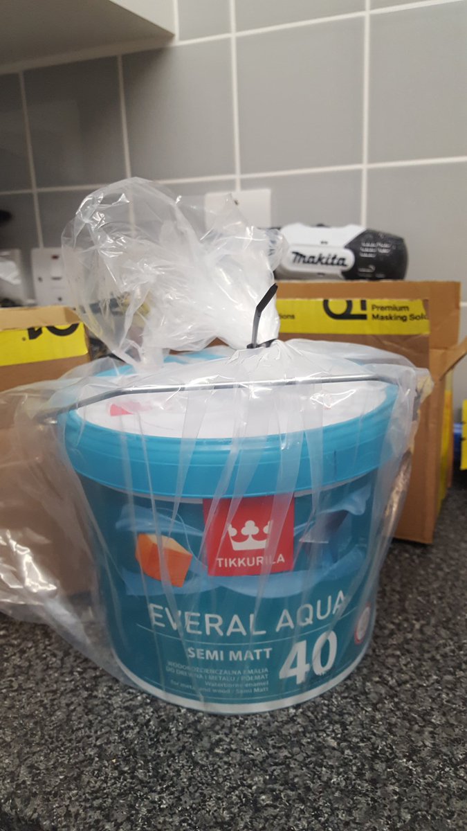 Jenthedecorator's tweet photo. just got home to a @Tikkurila_UK delivery!!
let's see how we get on with this newbie .
thank you @ben_tikkurila
@TRADE_decorator
#decorator
#Femaledecorator
#Tikkurila
#Everalaqua40
#semimatt https://t.co/pJnOkMLl5M