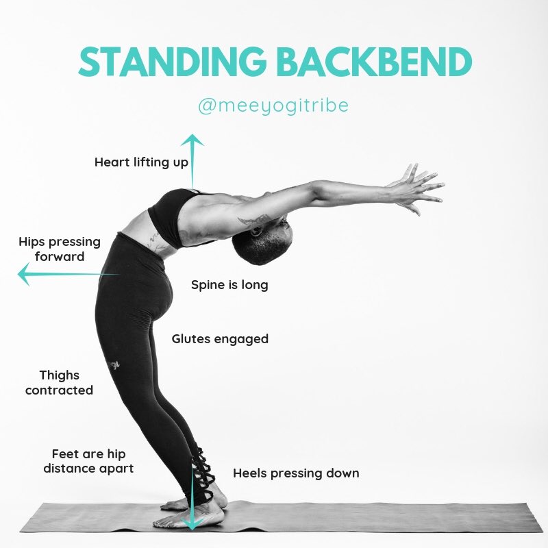 mya_cato's tweet photo. #StandingBackbend can literally be done anywhere!
Benefits:
- stretches the front body
- strengthens the spine
Cautions:
- recent or chronic injury to the spine or neck
Check out https://t.co/N8HvcwxFJw for more poses and tips!
•
Photographer: @PhotoLo5 https://t.co/yBMjj3frja