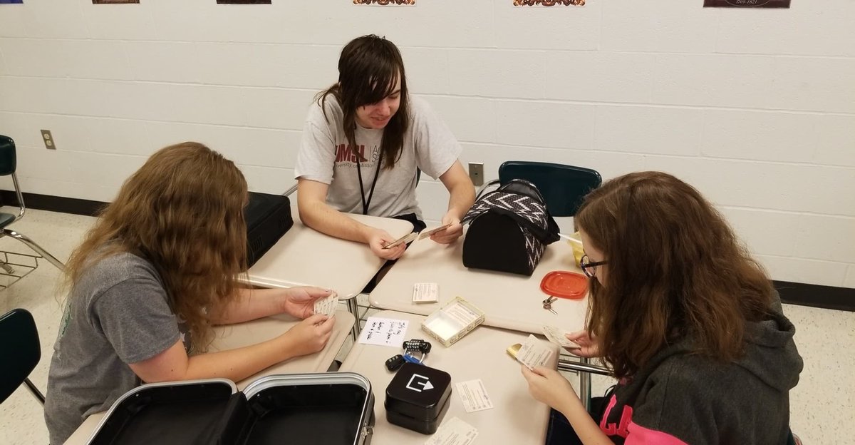 DHSCyberTAG's tweet photo. Fun first #MiniSeminar at lunches today! We did a @breakoutEDU box today with a special treasure! Congrats to 3rd & 4th lunch participants, I'm buying pizza at next week's lunch seminar! @KidwellJenny #apirateslifeforme https://t.co/JeyNd5F3mT