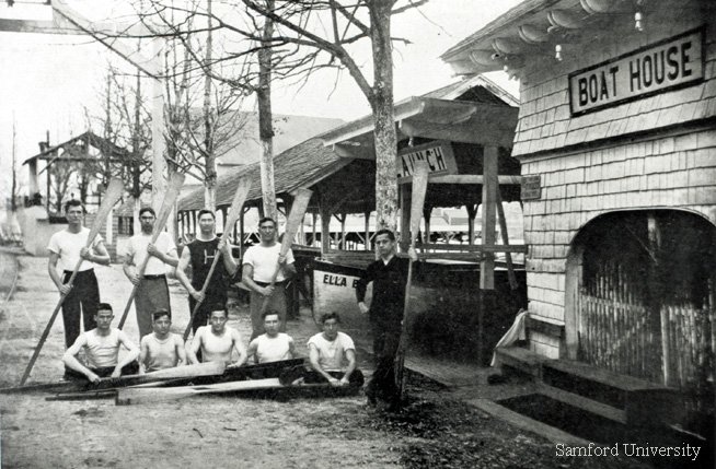 SamfordULibrary's tweet image. This memory from the Special Collection archives shows that the history of @SamfordCrew goes all the way back to 1909, when Howard College established a rowing club at the East Lake campus. ow.ly/2alJ30maf3k  #TuesdayTreasure