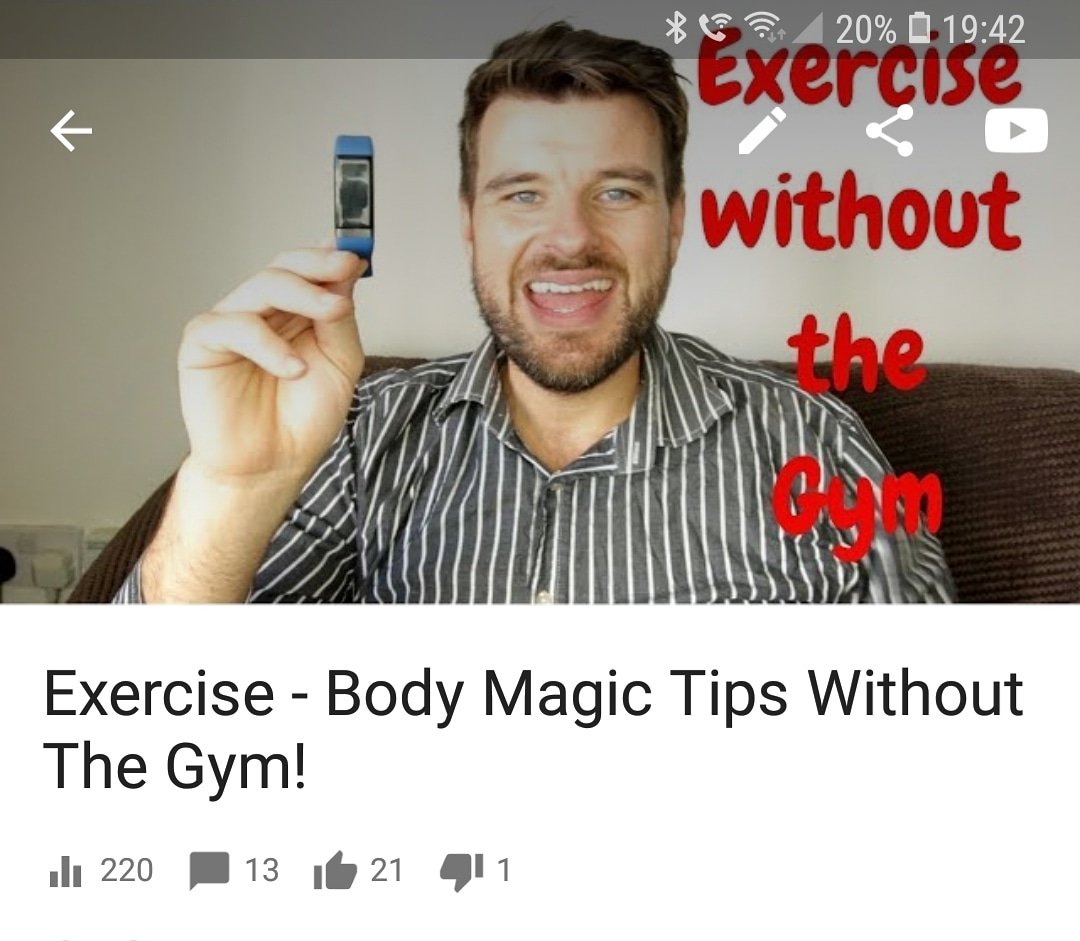 weighintime's tweet photo. New #youtube video now up! #bodymagic #exercise with the need of the #gym! #slimmingworld https://t.co/9lV9LPkfoZ