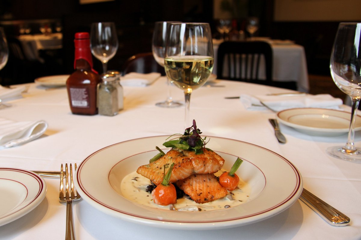 StPaulGrill's tweet photo. Don't forget - in honor National Seafood Month, we're serving this delicious Arctic Char over Beluga Lentils with a Beech Mushroom-Tarragon Cream, a sustainable seafood option. @beardfoundation @OurOcean #SmartCatchMN #KeepOceansFishy #MySaintPaul #onlyinMN https://t.co/cQCJzOuZEP