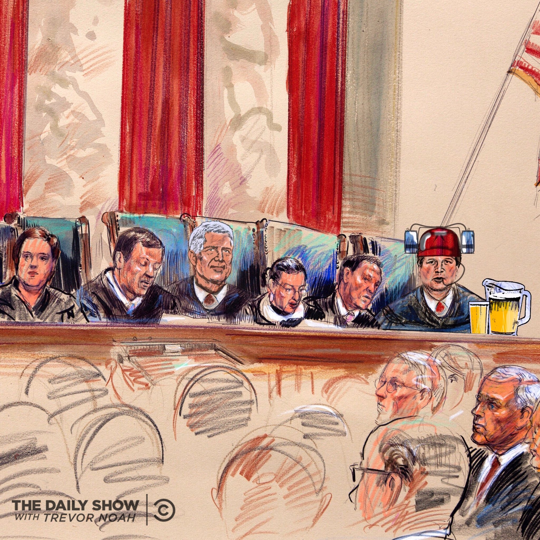 Sketches of History at the US Supreme Court