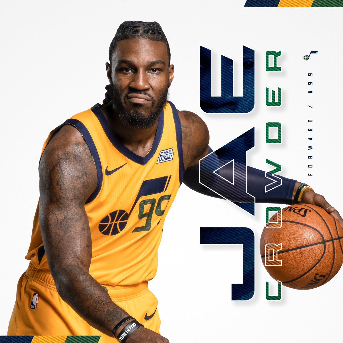 utahjazz's tweet photo. Corey Jae Crowder, SF from Villa Rica, Georgia, is entering his 7th NBA season and first full season as a Jazzman.

Jae had some offers to play football in college but ended up choosing basketball. He was drafted 34th overall &amp; TYPES IN ALL CAPS ON SOCIAL MEDIA.

#MeetTheJazz https://t.co/U6aHPzA38P
