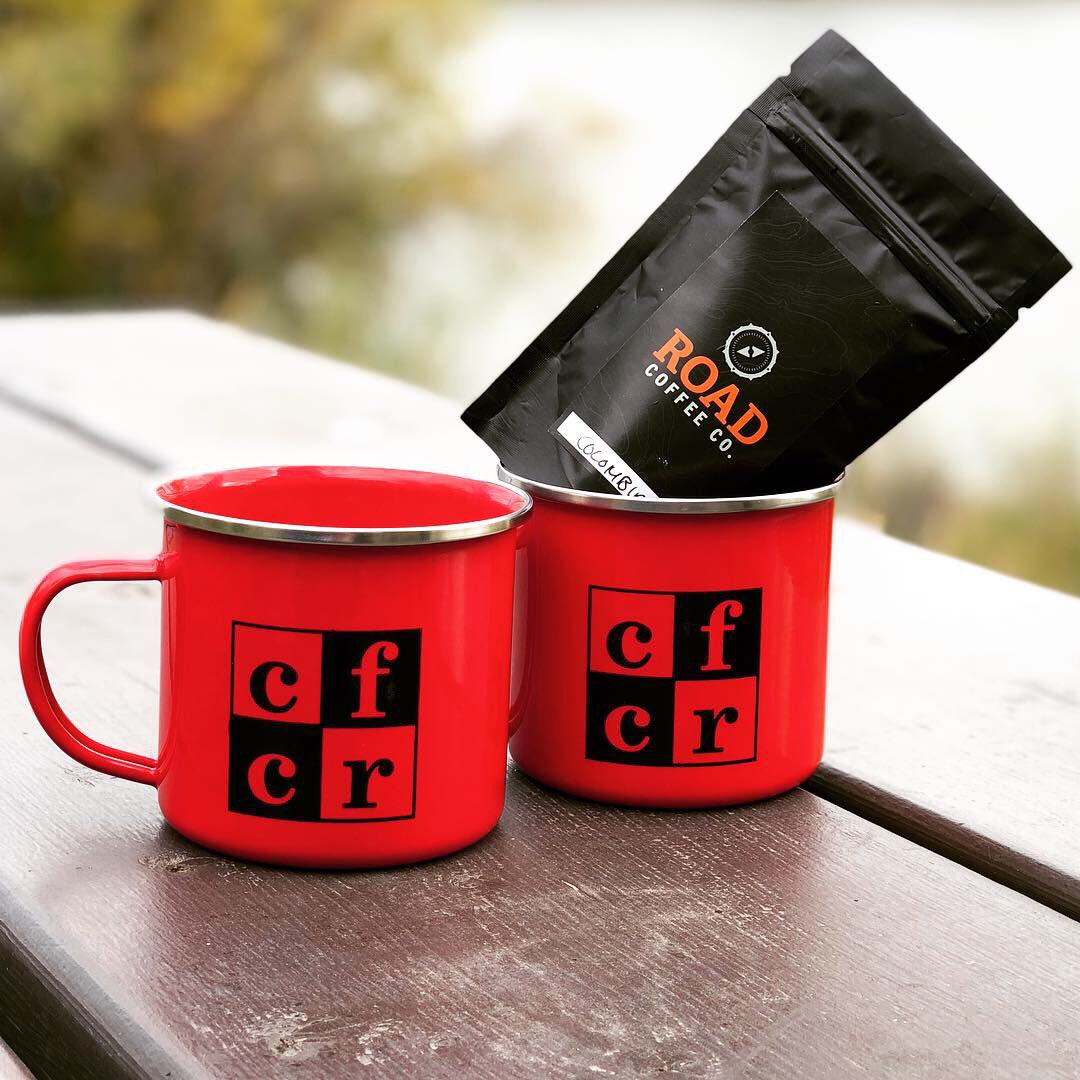 CFCRSaskatoon's tweet photo. Just in time for the season (but great for all seasons!). The CFCR limited-edition Enamel-Coated #fmphasis2018 CFCR Camping Mug, filled with amazing coffee beans from Road Coffee!
HOW TO GET YOUR VERY OWN: https://t.co/UjTrNquwU9 https://t.co/pex6zzdIkI