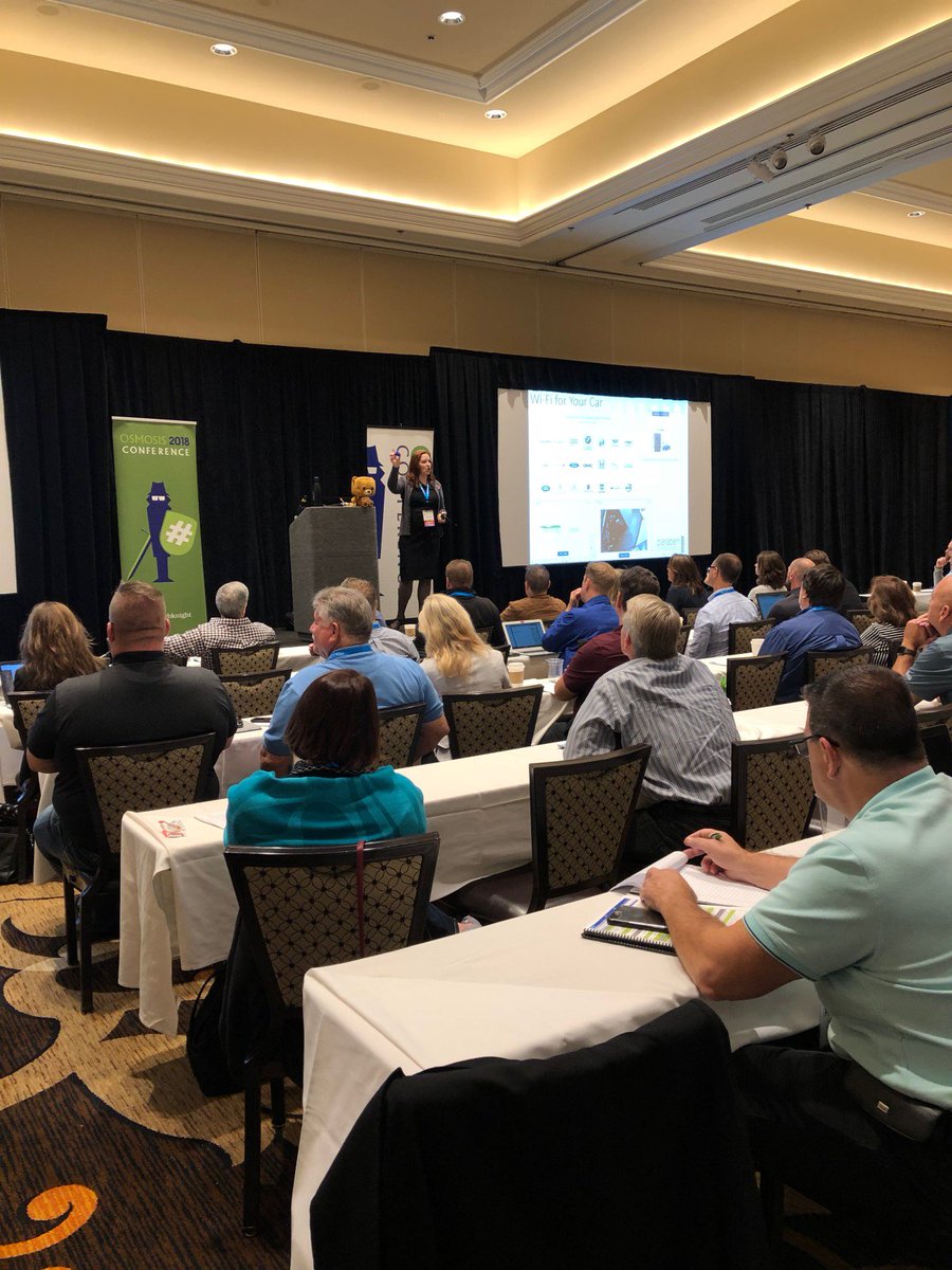 osmosiscon's tweet photo. Paraben's Amber Schroader covering the IOT on electronic devices @gingerwondermom @parabencorp #osmosis18 #darkwebknight https://t.co/hxGCSo04RZ