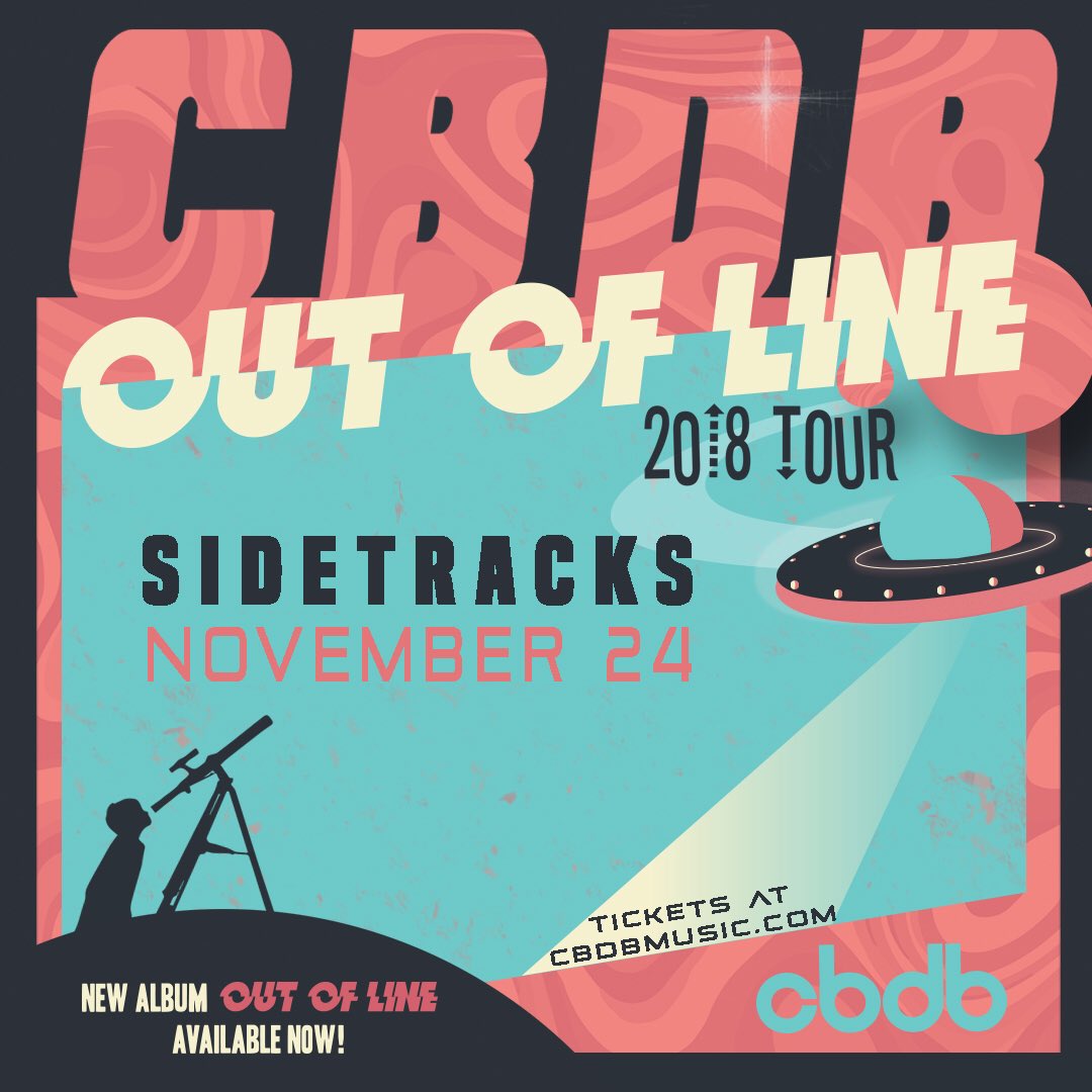 CBDBtweets's tweet image. HUNTSVEGAS!! New show added to our #OutofLine Tour - Mark your calendars: November 24th at @SidetracksHSV!

🎟 → bit.ly/SidetracksNov24