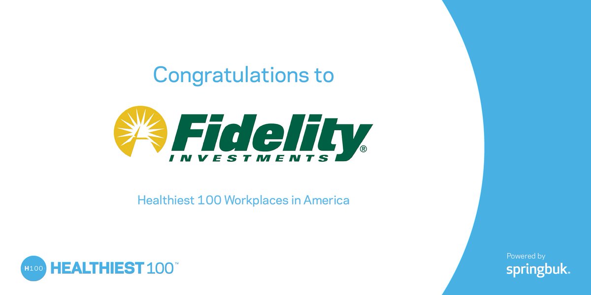 SpringbukHealth's tweet photo. Over the next few weeks, we're going to be highlighting the #Healthiest100 Employers in the country! We're starting off strong today with @Fidelity and their commitment to healthy eating. https://t.co/uII16zKoFz