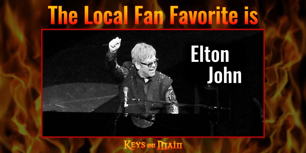 KeysOnMainOC's tweet image. We had so many great comments on our &apos;Who is your favorite pianist&apos; so we decided we would tally them up. It looks like Elton John wins. Come into Keys on Main this weekend and request your favorite Elton John song.