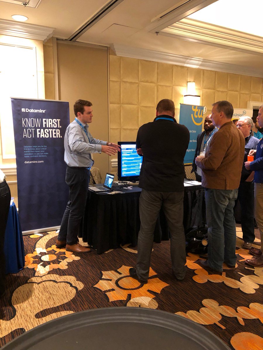 osmosiscon's tweet photo. Come discuss how to get access to Dataminr to help your company discover high-impact events instantly and critical breaking information long before it's in the news. @Dataminr #osmosis18 #darkwebknights https://t.co/MVOsNZJeWE