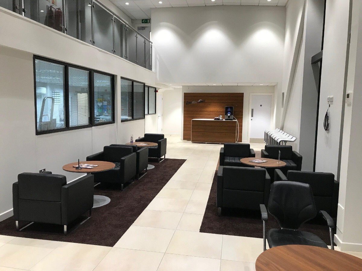 IPLimited's tweet image. Barrons BMW After Sales Farnborough, after a recently completed project by IPL.  The client had partial occupation, through out all the project, which was undertaken in two phases.  We are pleased to report another very happy client.