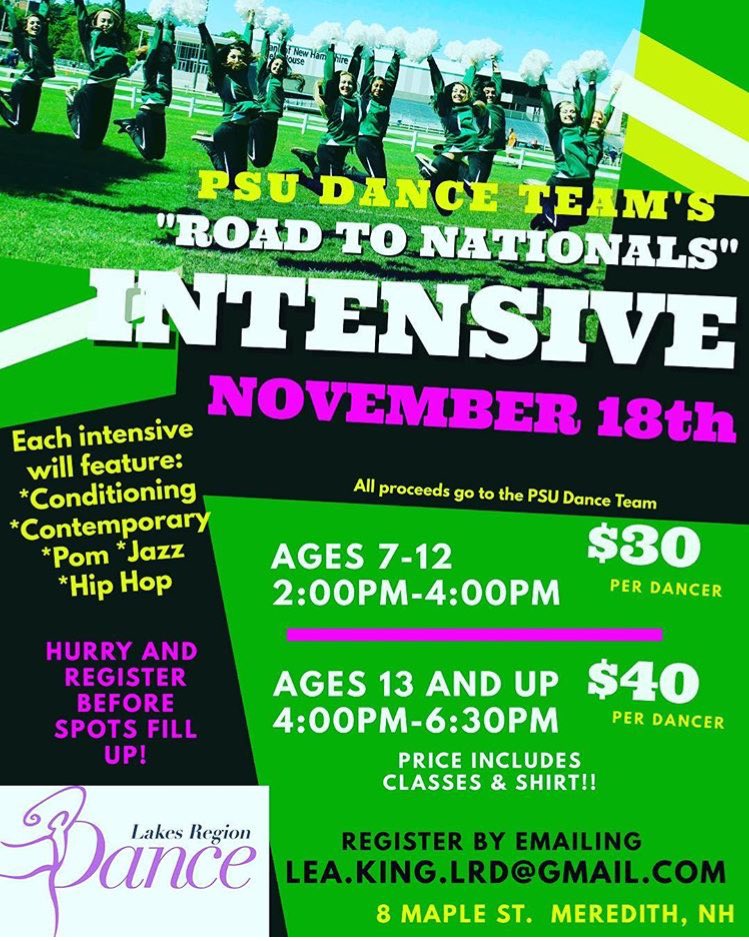 Don’t miss your chance to dance with us! Email Coach Lea at lea.king.lrd@gmail.com to secure your spot today!