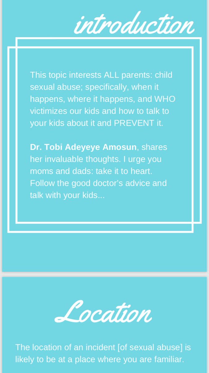 tumisole's tweet photo. #CountryDuty

#ParentsTwitter

With the increase of sexual violence &amp; other types of attacks on our kids, I got this on WhatsApp &amp; think this thread is worth a few retweets. 

Read &amp; hit that RT button: https://t.co/VzSOjtf1oH
