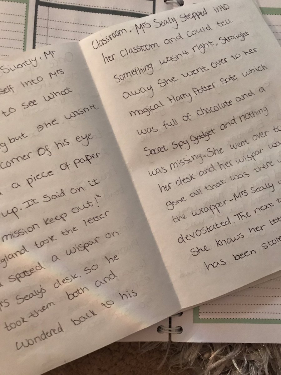 MEA_Team_Eng's tweet image. When I asked my Y7 to write a short spy fiction story I didn’t expect Grace to produce a fully illustrated book!! WOW. This is a lady that always #triesherbest and #workshard @misscloughMEA - I believe she’s in your form @MrKing_MEA 🤩