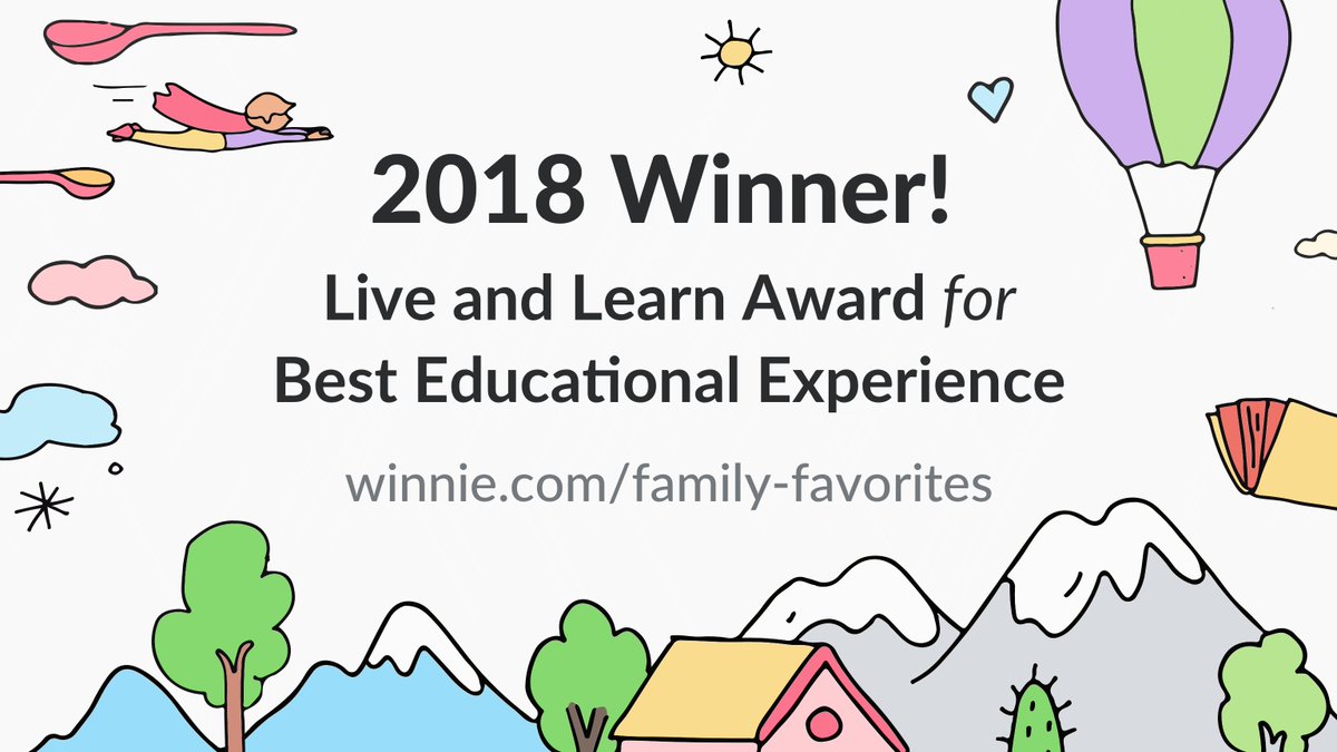 Local moms & dads just picked us as the Best Educational Experience in Crofton in this year's Winnie #FamilyFavorites awards! The email from @winnie made our day :-)