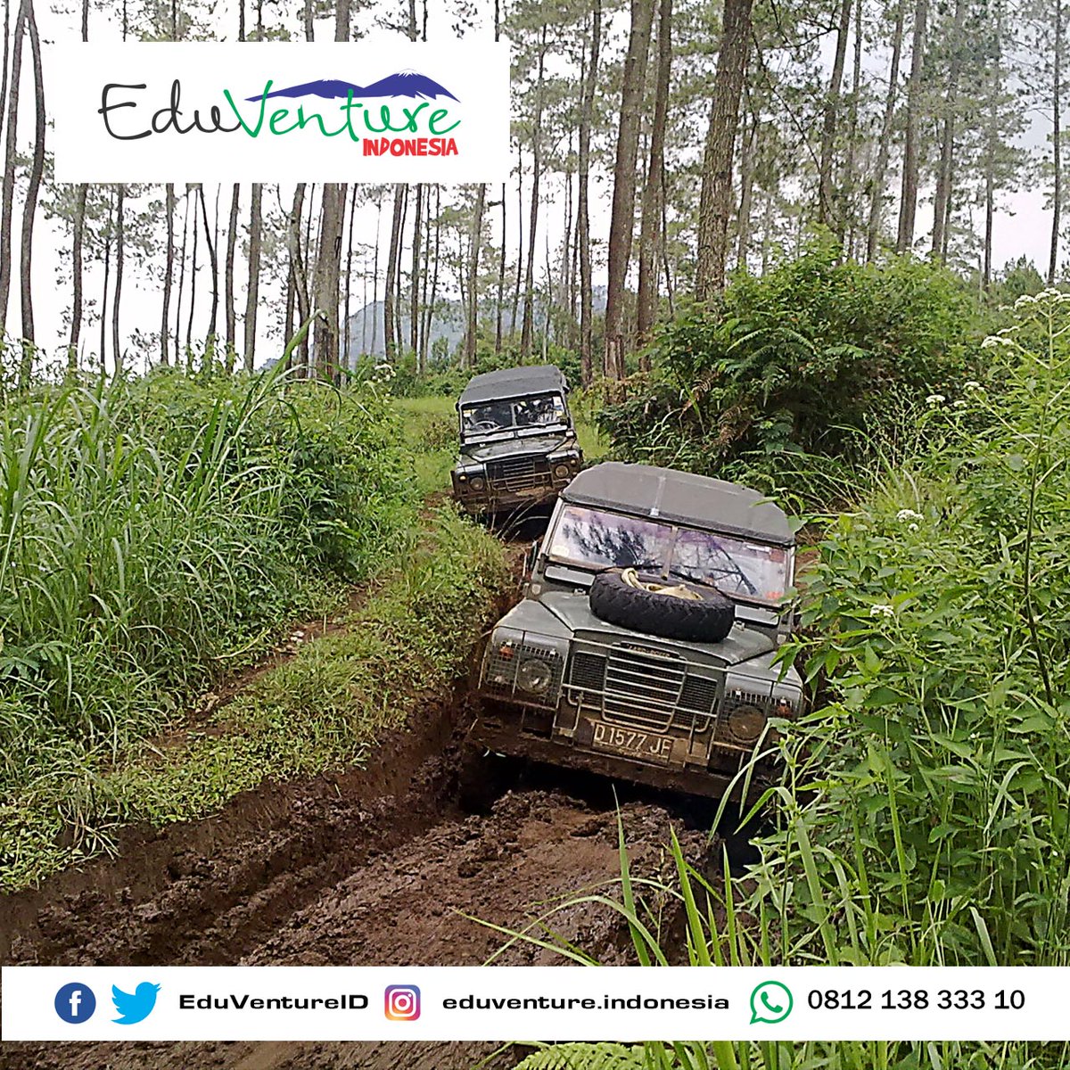 EduventureID's tweet photo. Ayo berpetualangan seru dengan Offroad Jeep bersama kami #petualangan #jeepoffroad #evi #eduventureindonesia #outbond #teambuilding #offroad https://t.co/C7ytRyqzuM