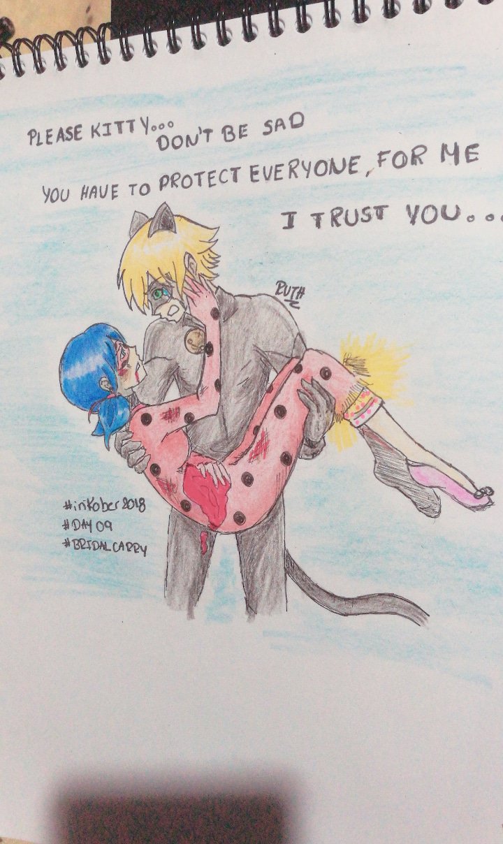 Ruth Inktober Inktober18 Inktoberday09 Miracolousladybug Dedicated To Miraculous Ladybug Day 09 Bridal Carry Miraculous Ladybug Chatnoir Cute Fanart Dead T Co Tvqbsl5yey Twitter