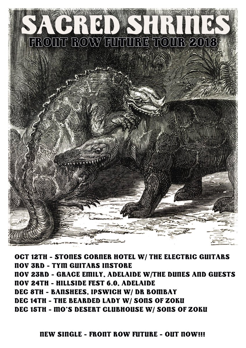 New single coming soon. Tour dates below...