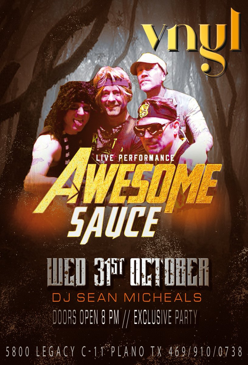 LegacyVnyl's tweet photo. Halloween 👻 plus Awesome Sauce ? Who’s ready to be awesome ? #Halloween2018 https://t.co/ZJUImABffG