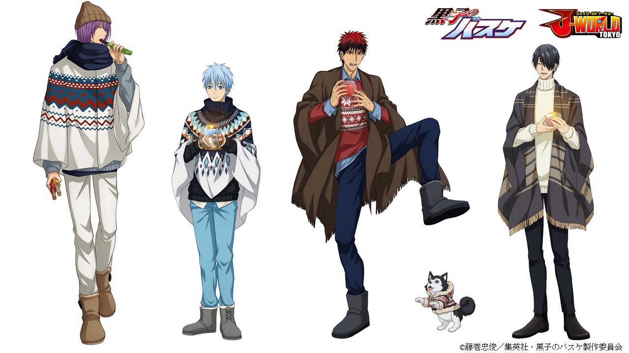アニメ黒子のバスケ J World 黒子のバスケ キャンドルナイトクリスマス In J World Tokyo 開催決定 今回の描き下ろしは 冬景色の中でキャンドルナイトを楽しむ黒子たちのイラストです 詳細は後日発表になります T アニメ黒子のバスケ J World 黒子のバスケ キャンドルナイトクリスマス In J World Tokyo 開催決定 今回の描き下ろしは 冬景色の中でキャンドルナイトを楽しむ黒子たちのイラストです 詳細は後日発表になります T