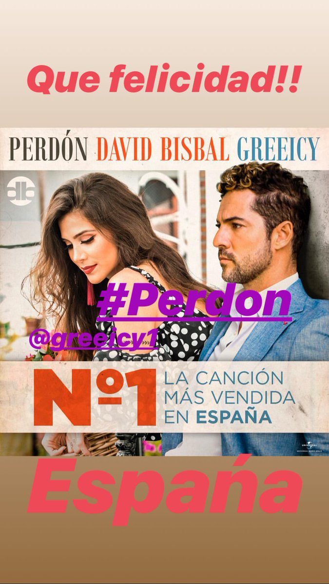 bisbalfanclubpa's tweet image. @KerubeD nuestra #BlueQueen @estereoazulfm Nos puedes complacer con #Perdón de @davidbisbal y @Greeicy_rendon para celebrar que el tema es #1 en Ventas en España. @PatRyanReymore @UMUSICA #fansclubdb #Bisbalerosdelmundo #Soybisbalfanclubpanama