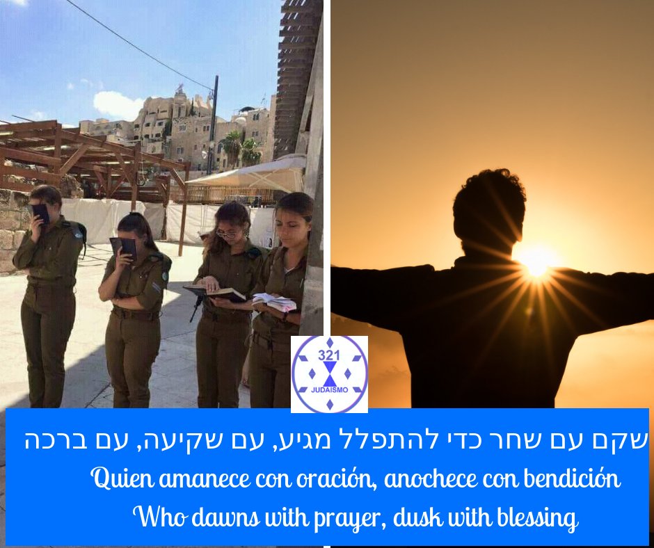 321Judaismo's tweet photo. Quien se levanta con oración... #Oracion #Bendicion #Amanecer #Anochecer #Abundancia #Gracia #Prosperidad #Fortuna #Reflexion #Tefilah #Torah #Tanach #Costumbre #CostumbreSaludable #JudaismoenEspañol #Prosperidad #Dicha #Plegaria #Rezo #Suplica #Peticion #Alocucion #Perorata https://t.co/lCBFZj8c4w