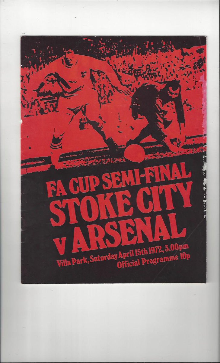 bobsprogrammes's tweet photo. Programme from 1972 FA Cup Semi Final Arsenal v Stoke City at Villa Park now available on https://t.co/SGCCLsLok9 @EmiratesFACup @Arsenal @stokecity @AVFCOfficial @NonLeagueCrowd @NonLgeProgs #Arsenal #StokeCity #ARSSTK #SV https://t.co/JbJIloMSaL