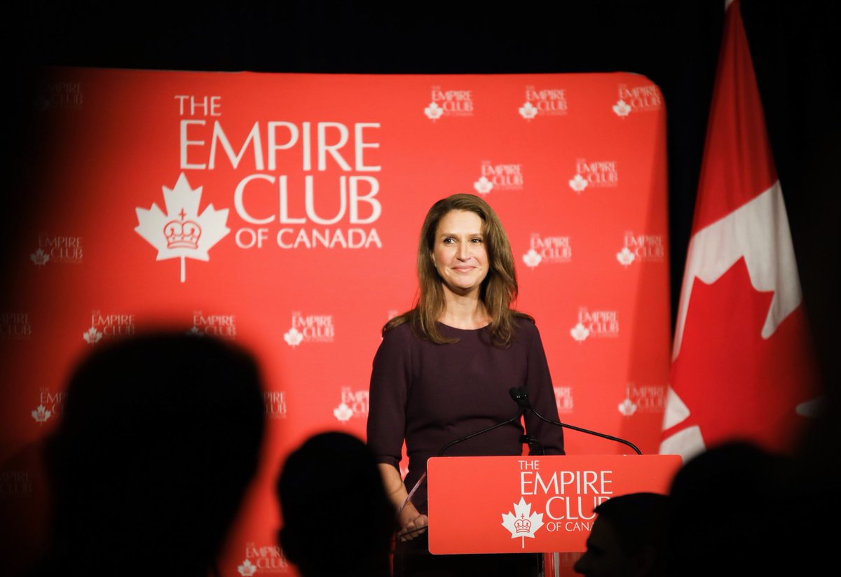 C_Mulroney's tweet photo. Thank you to the @empire_club for the chance to speak and take questions on Ontario’s approach to protecting children, keeping communities and roads safe and combatting the illegal cannabis market in response to the federal legalization of cannabis Oct. 17. https://t.co/zXSKlLupug