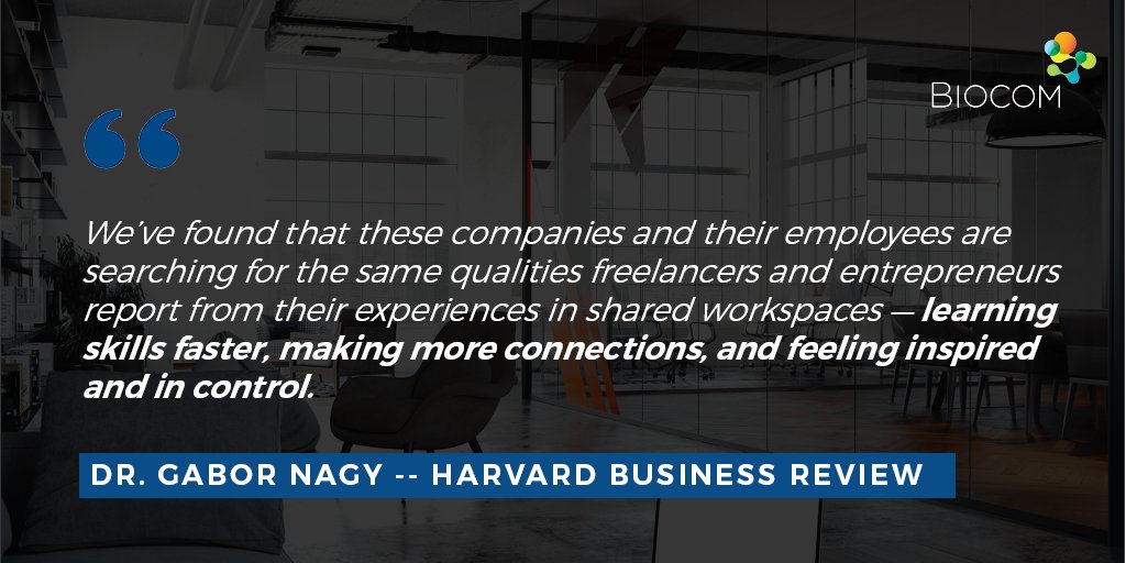 Last call for tomorrow's "Science of Workplace Collaboration" breakfast seminar w/<a href="/BIOCOMPG/">Biocom California Purchasing Group</a>, <a href="/we_are_cultura/">CULTURA®</a> and <a href="/Haworthinc/">Haworth, Inc.</a>. Hear insights from Dr. Gabor Nagy's latest #HBR article on Why Co.'s Are Creating Their Own Coworking Spaces. RSVP here: bit.ly/2E9QOXl
