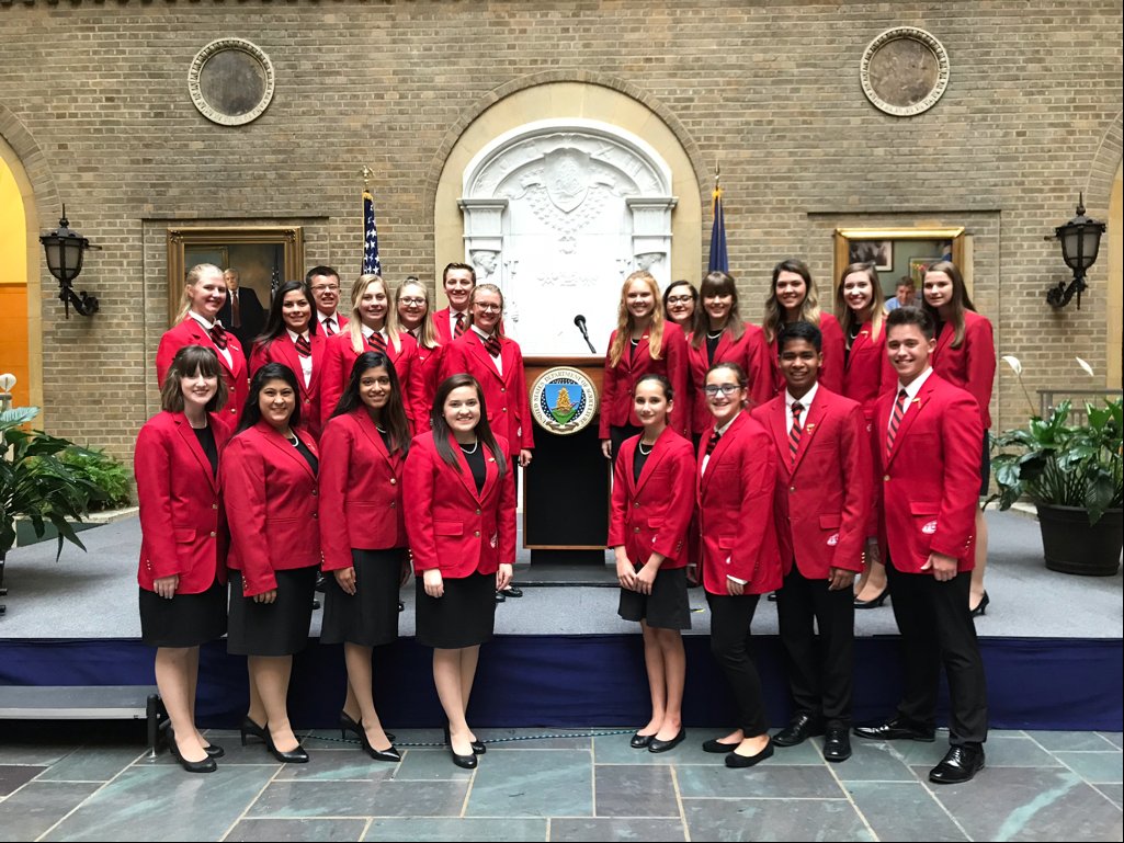 USDA's tweet photo. Thanks @NationalFCCLA for sharing chapter projects on food, nutrition &amp; financial literacy. We are proud to support family &amp; consumer sciences education. https://t.co/i791ntPZt9