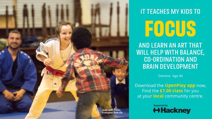 henrymuss's tweet photo. New classes include:
-Kids Karate @NapierGrove
-Family Streetdance @Haggerston @hackneycouncil
#oneyouphe #onepoundfitness Download the OpenPlay app choose from over 60 classes a week at 25 community centres across Hackney. https://t.co/YH6olwOqbI