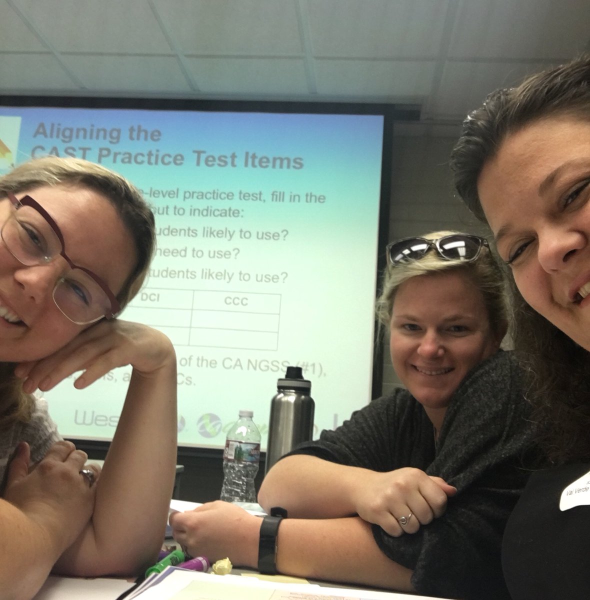 Bethune representing at the 2018-2019 California Science Test Academy!  Aligning practice test items with the 3 dimensions of the CA NGSS. #Scratchandclawourwaytothetop #castparty @WildcatsBethune <a href="/ValVerdeUSD/">Val Verde USD</a>