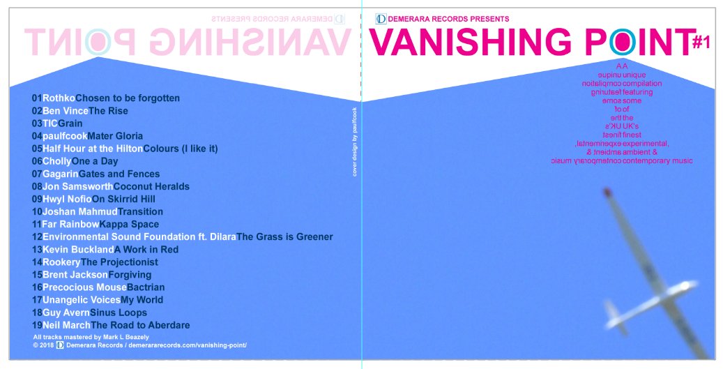 We are asking fans of the 19 artists on our groundbreaking compilation #VanishingPointVol1 to support our crowdfunding campaign. If you buy the pre-release download from Bandcamp before 1 Nov we'll send you the CD on its release. demerararecords.com/vanishing-point #Experimental #NewMusic