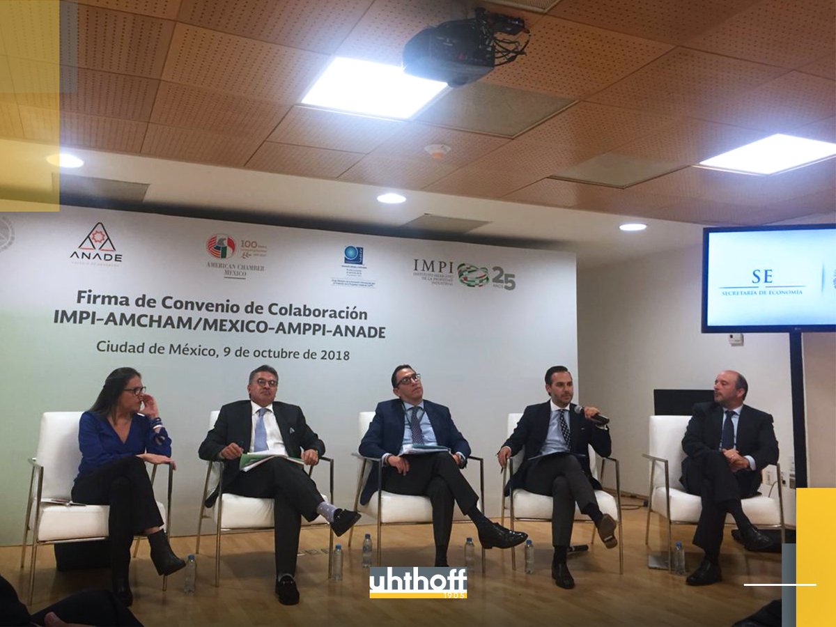 Nuestro socio Xavier Hadad presente en el panel  "Análisis sobre las Reformas a la Ley de la Propiedad Industrial en materia contenciosa" que se llevó a cabo en la firma de Convenio de Colaboración <a href="/IMPI_Mexico/">IMPI</a> -<a href="/AmChamMexico/">American Chamber/Mexico</a> - <a href="/AMPPI_AC/">AMPPI AC</a> - <a href="/ANADEcolegio/">ANADE Colegio</a>. ✒

#Uhthoff