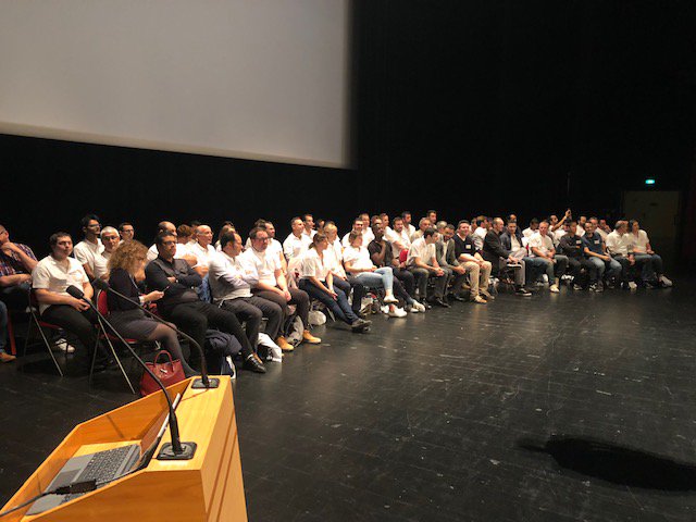 Salle comble au <a href="/futuroscope/">Futuroscope</a> pour le séminaire d'intégration de CESI Ecole d'Ingénieurs @eicesi @exiacesi ! #ESR #Ingénieurs #Integration